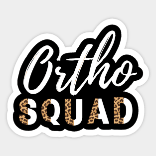 Ortho Squad Sticker